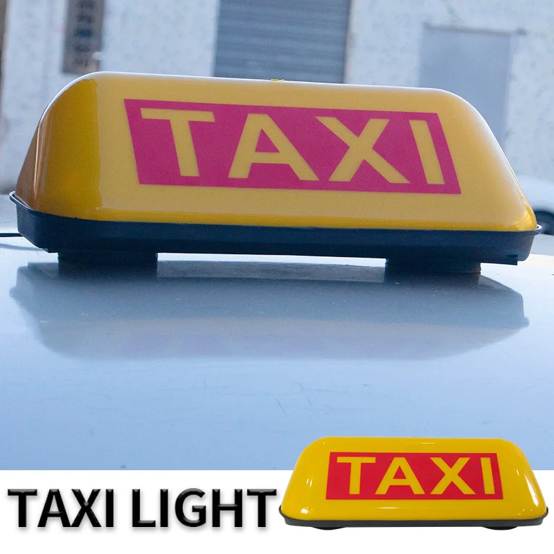 12V DC Dak Waterdicht Top Signaal Magnetische Meter Cabine Lamp Licht Signaal Lampen Daken Top Signaal Licht TAXI Verlichting Zuigmagneet kopen vanaf een prijs van 19