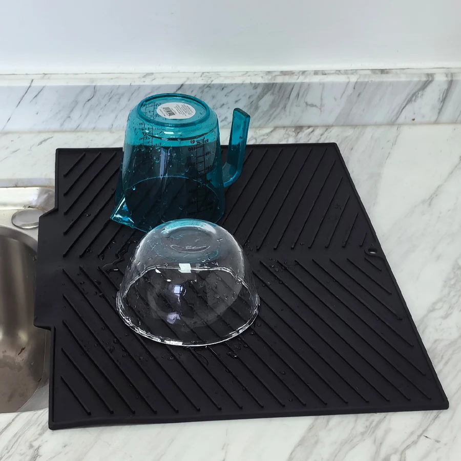 1PC heat insulation mat table silicone drain mat non-slip thickening multi-functional high temperature and anti-hot mat pan mat Kitchen