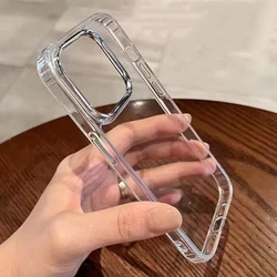 Luxury Transparent Acrylic Phone Case - Premium HD Clear Hard Back Cover - iPhone SE (2020) (Clear)
