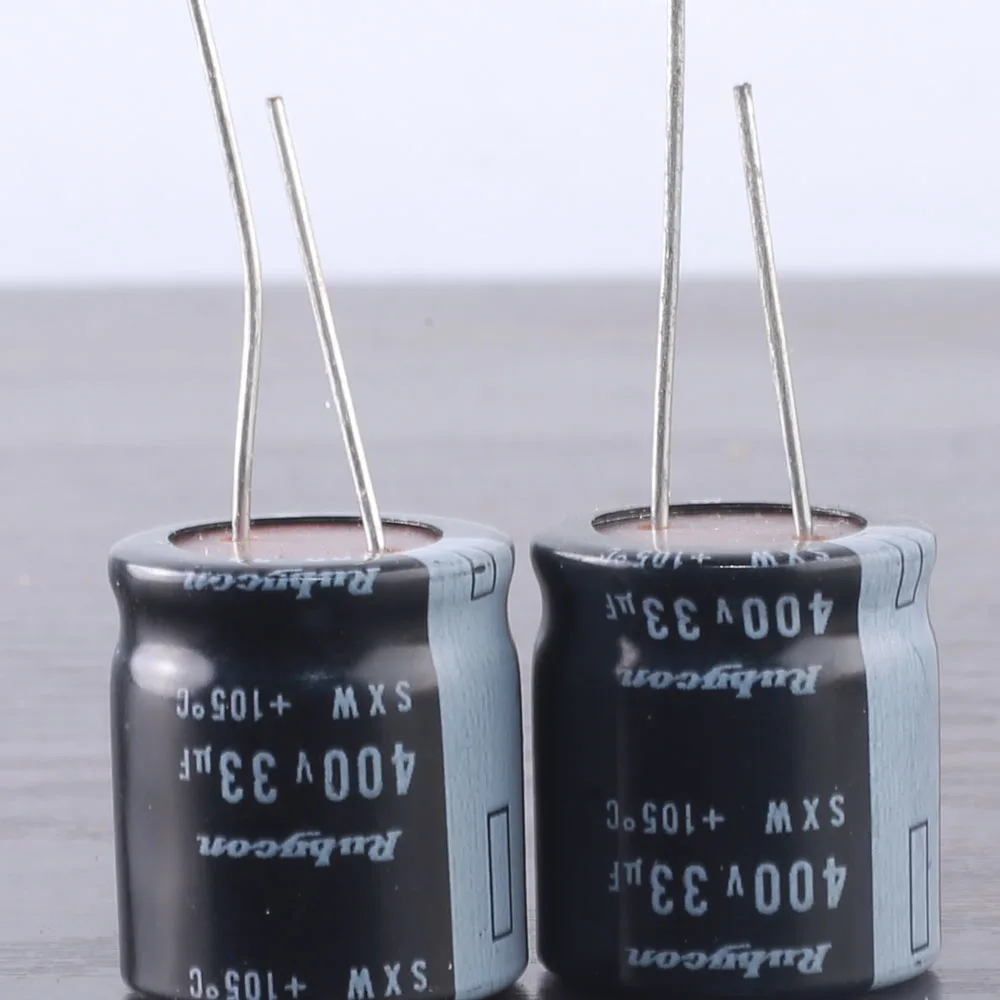 

20 шт., электролитический конденсатор RUBYCON SXW 33uf 400v 33mfd, 18*20 мм 105 ℃