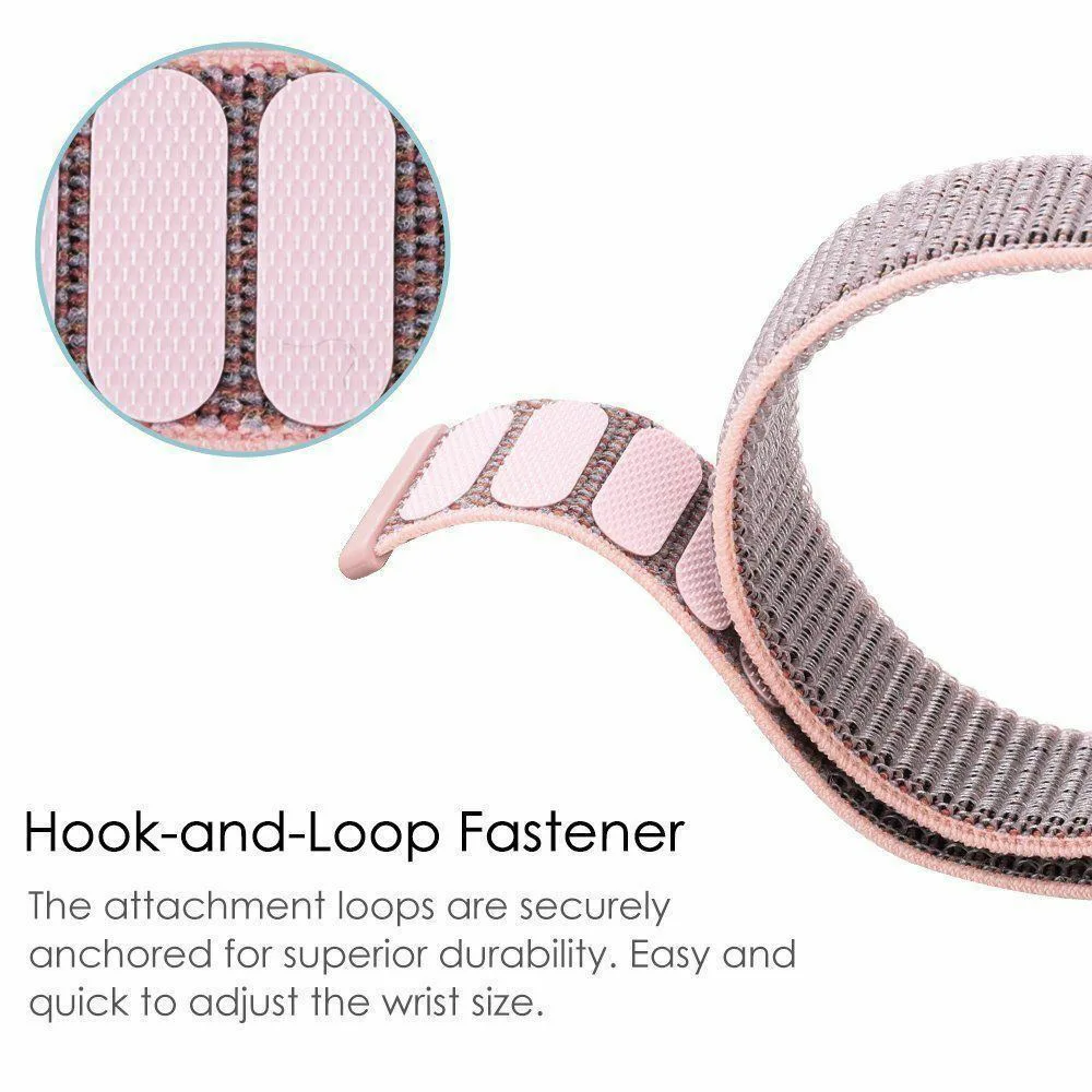 Versatile Nylon Smartwatch Strap - 20mm/22mm, Durable & Adjustable Band