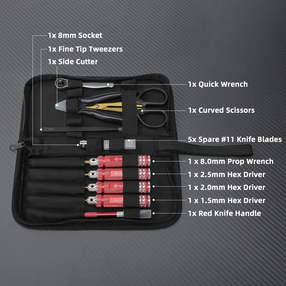1.5mm 2.0mm 2.5mm 8.0mm Hex Screw Driver Screwdriver Set Hexagon Tool Kit For FPV Racing Drone Heli Airplanes Cars Boat RC Tools 4