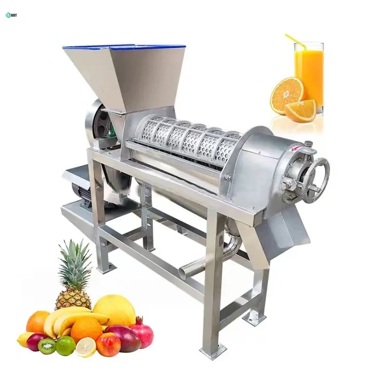 Industrial Spiral Screw Fruit Juicer Orange Juice Extractor Fruit Crushing Pulping Machine Juice Extractor Machine Commercial 3