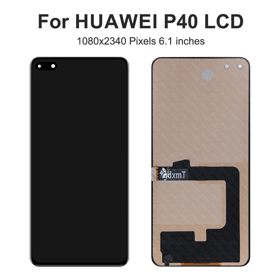 Display Originale Huawei P40 (ANA-NX9 / ANA-LX4) – Nero, Con Batteria E Touch – Service Pack