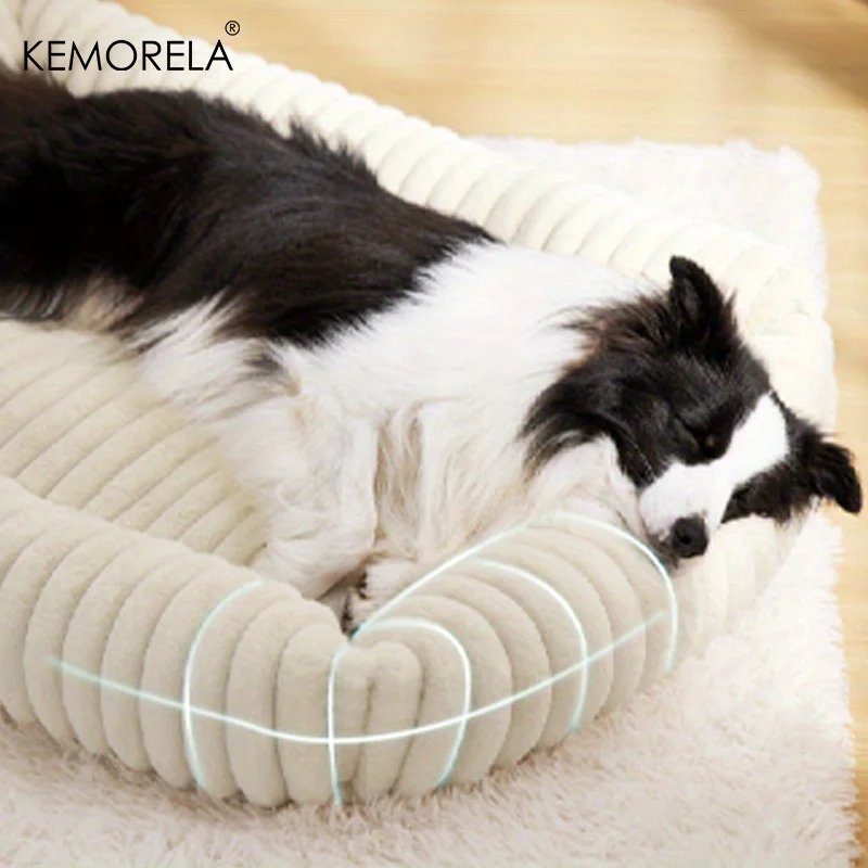 Orthopedic Plush Dog Bed Mattress For Medium And Large Dogs Pet_voghion.com