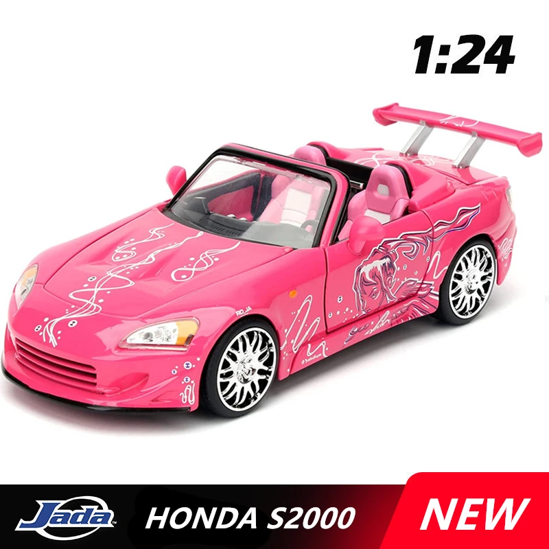 1:24 Honda S2000 Alloy Sports Car Diecast & Toy Metal Muscle Racing Car Supercar Model High Simulation Collection Regalo Per Bambini