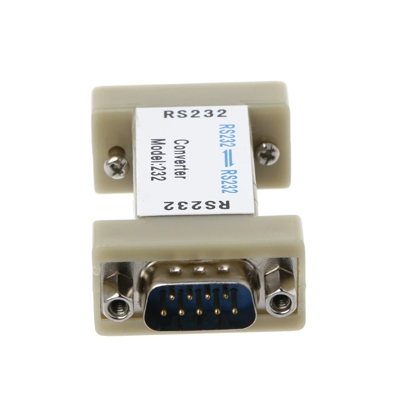 DTECH Port Powered RS232 to RS232 Serial Port Isolator Optic Electric Adapter to Protect PC and RS-232 Device