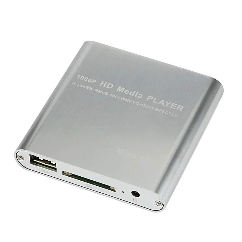 Media Player MKV H.264 HDD Full HD 1080P USB External With SD Media TV Box Support RMVB WMV HDD K19