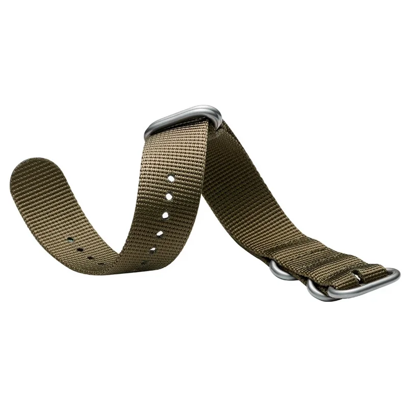 Premium Nylon Braided Watch Strap - Men's Universal Replacement Bracelet