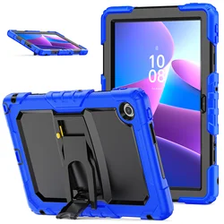 Rugged Kickstand Case with 3 - Layer Shockproof Protection for Tab10.1 2025 TB311XU (Blue)
