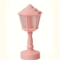 Geometric Flower LED Table Lamp - Touch - Activated Night Light for Bedroom and Dining Decor (Pink)