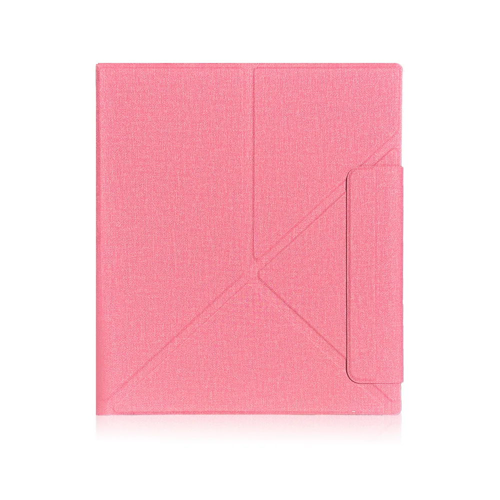 Magnetic Case with Auto Sleep/Wake and 2-Way Origami Stand Featuring Pen Buckle Design