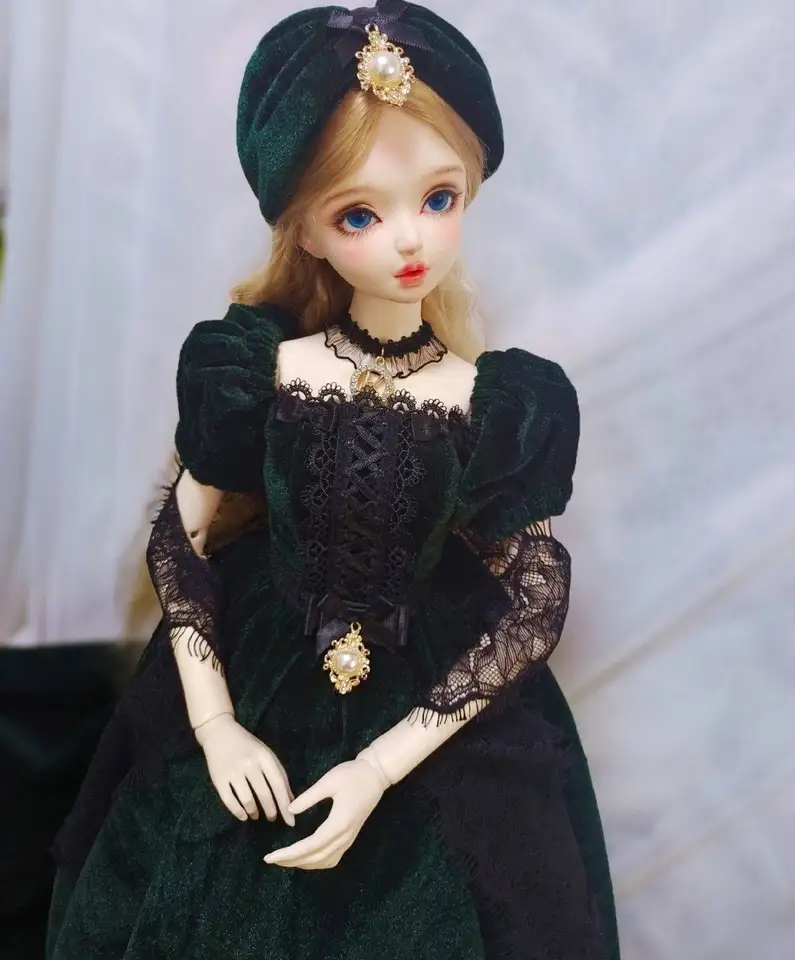 Beautiful Barbie Doll In Black Dress Black Dress Beautiful Doll Hd