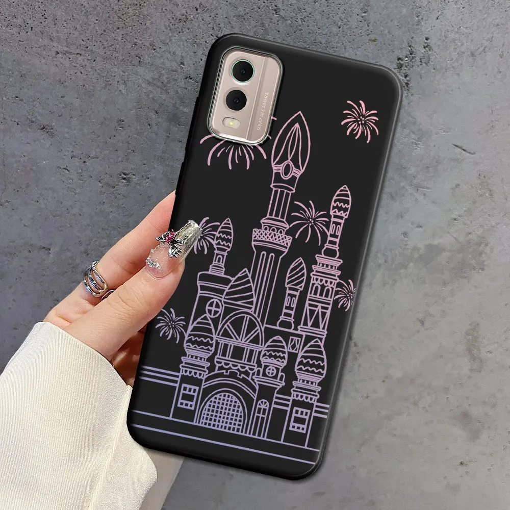 Elegant Floral Soft Silicone Cartoon TPU Phone Case - Luxury Back Cover s