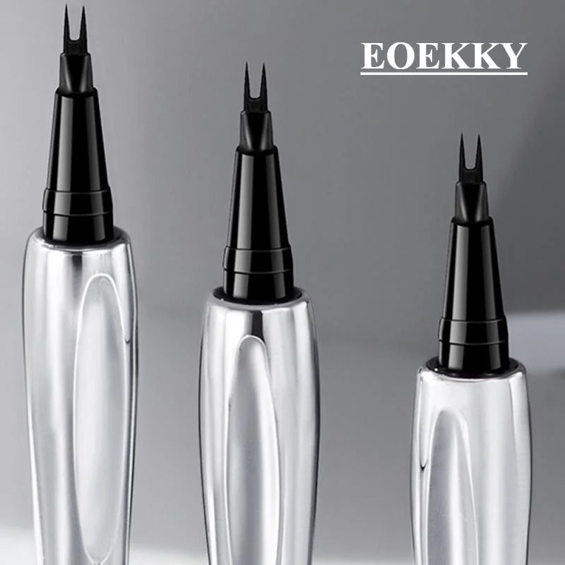 

EOEKKY's new two-point Brow Pencil is waterproof, non-smudging, ultra-Fine Liquid Eyeliner, Hair Flu Brow Pencil