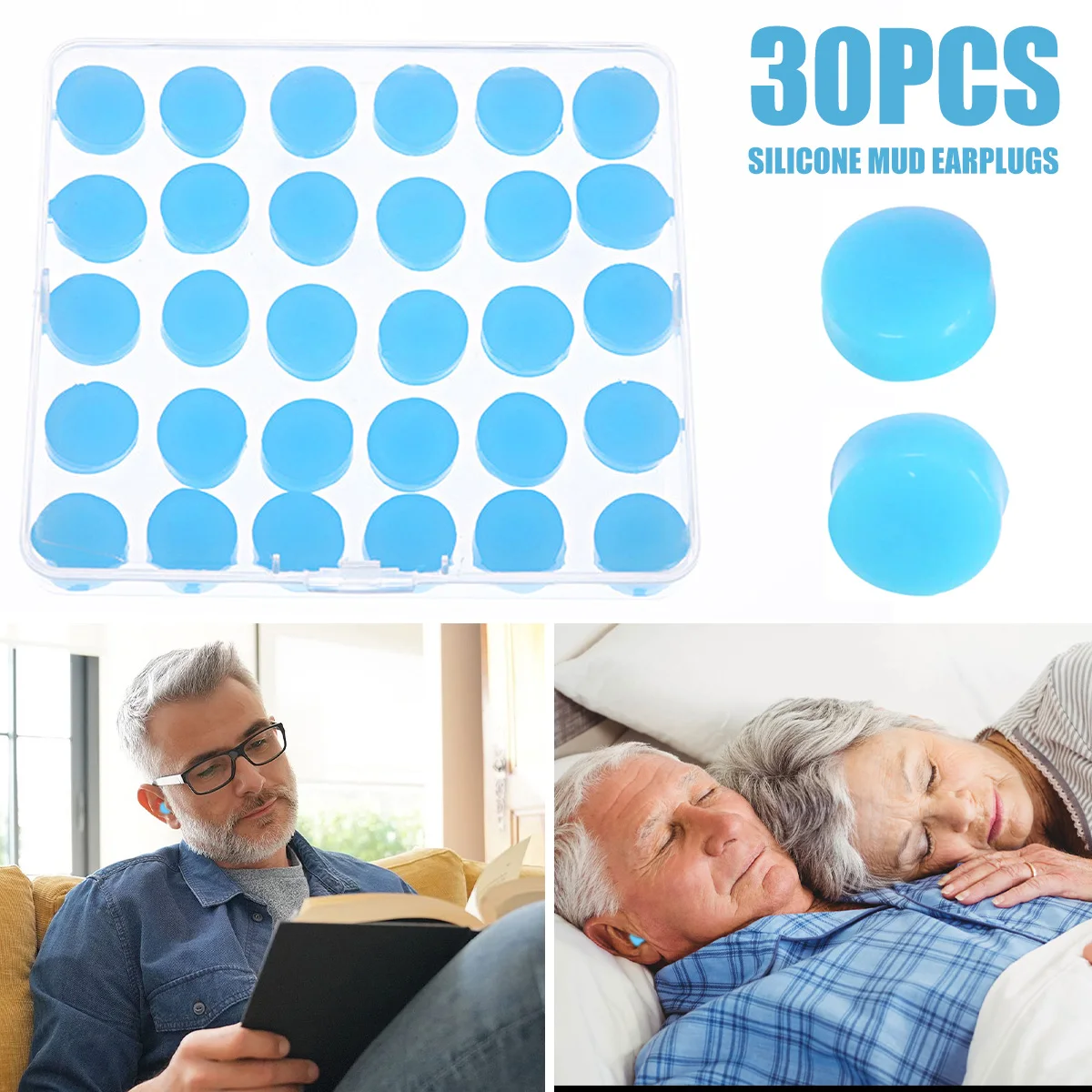 Tappi Per Le Orecchie SNR 32dB Tappi Per Le Orecchie In Silicone Riutilizzabili - Foto 11