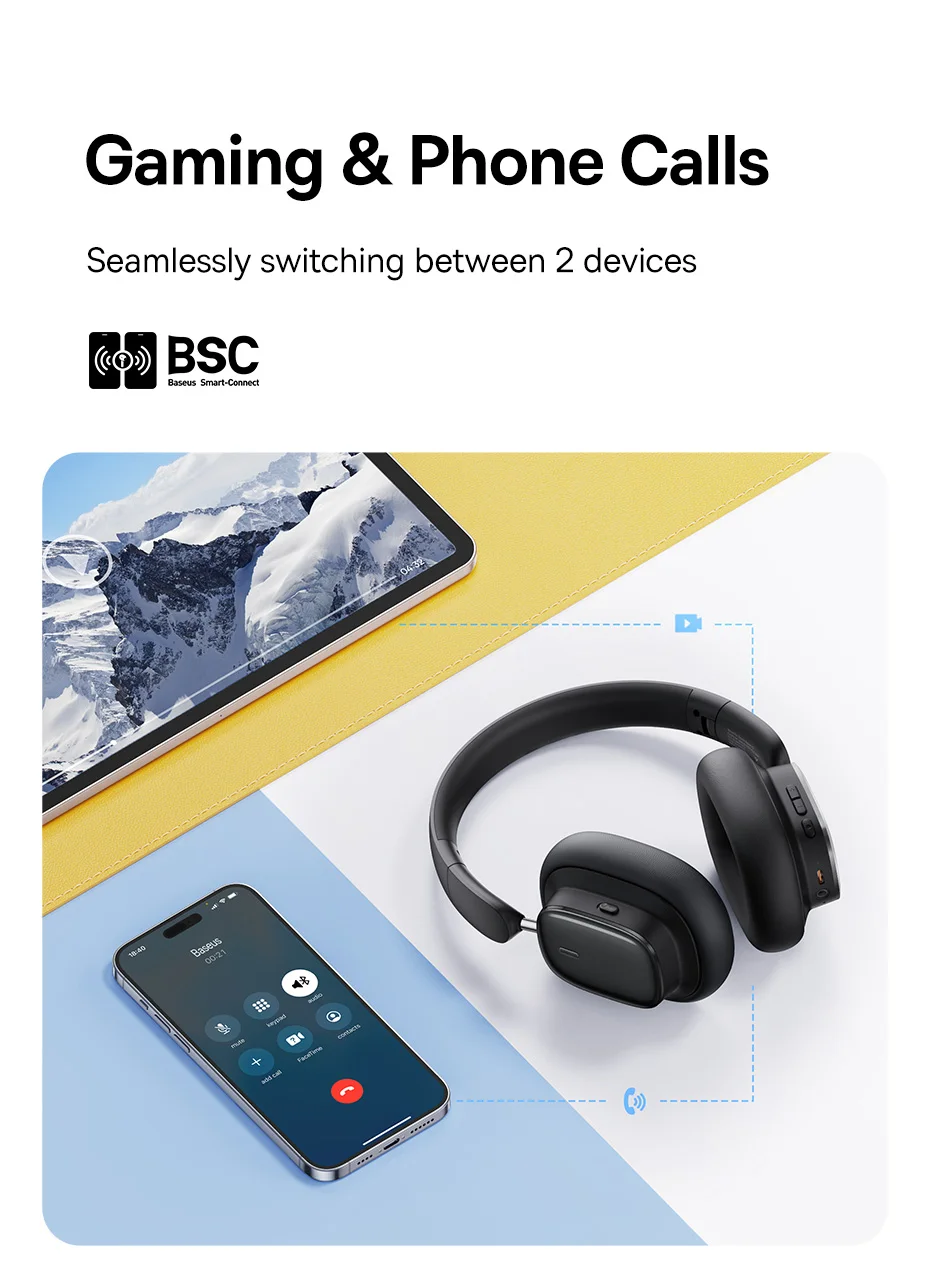 5.3, cancelamento de ruído, Hi-Res, 3D espacial auriculares auriculares audio