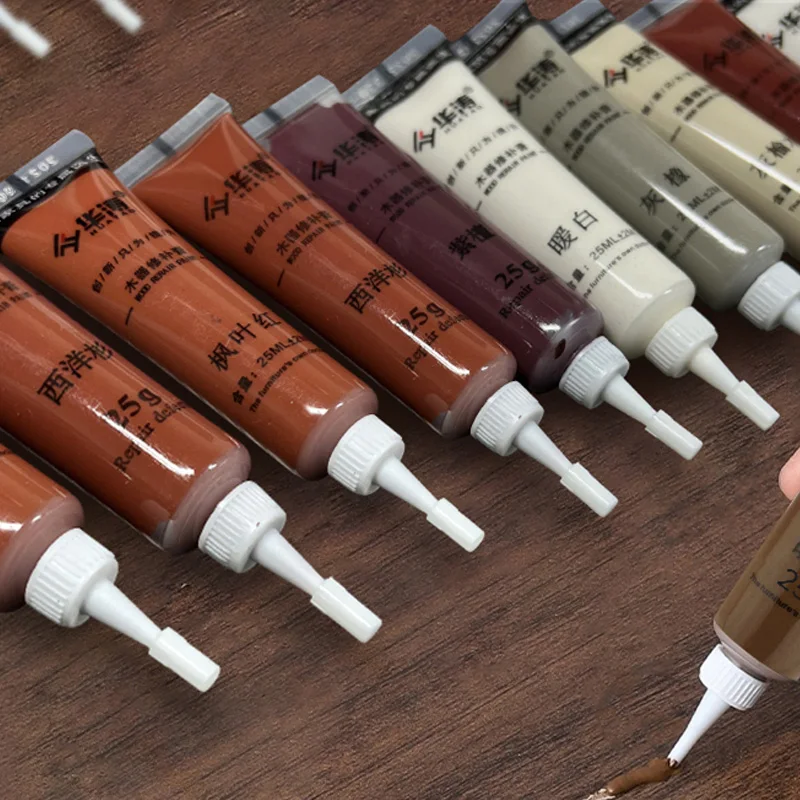 Repairing Paint for Solid Wood Furniture Paint Putty for Paste Door Floor Repairing Scratches on Paste Wood Floor