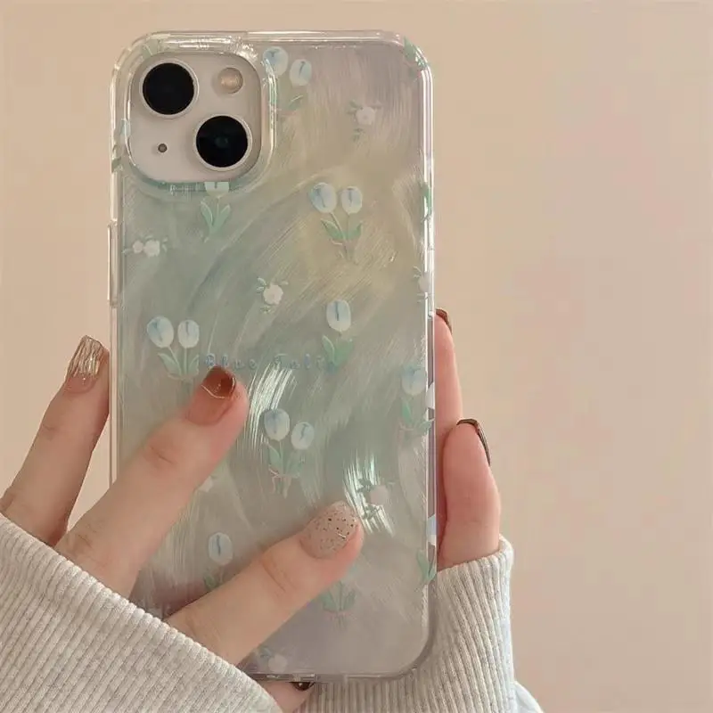 Butterfly Laser Silver Phone Case