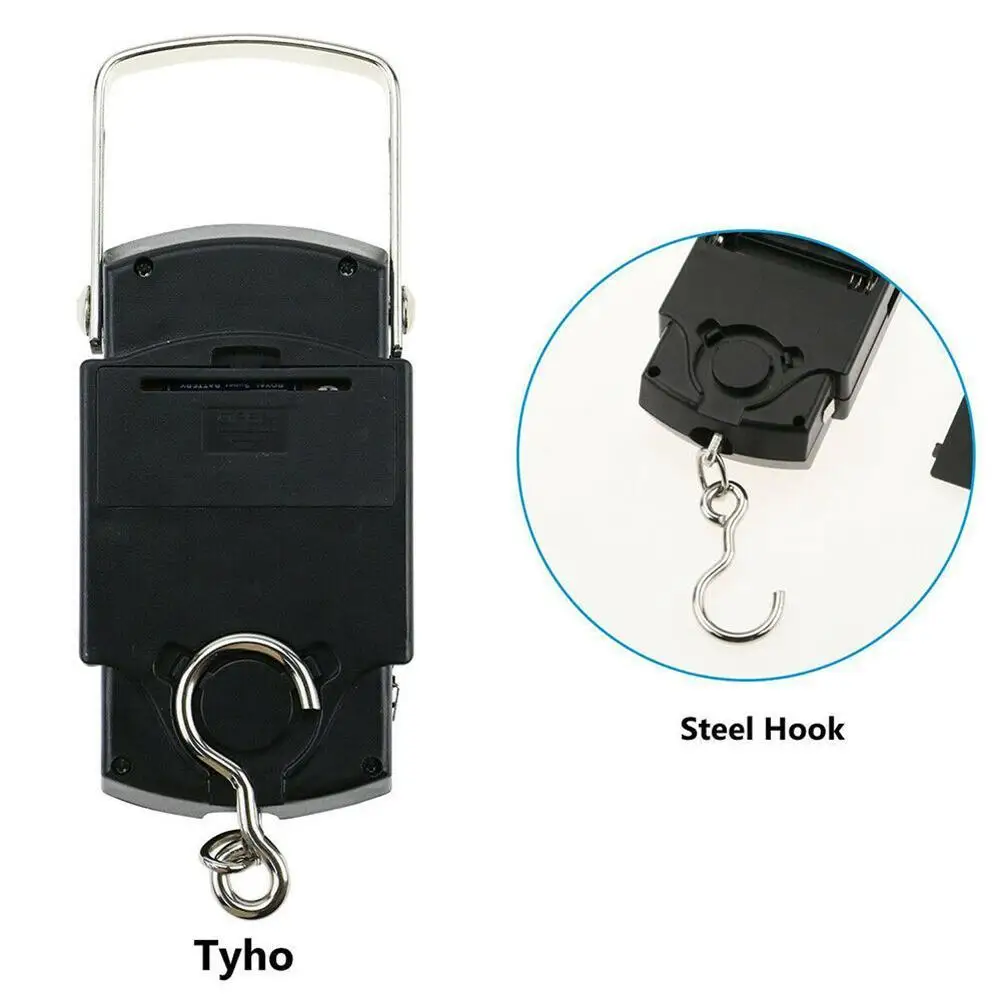 Fishing Scales 1PC Mini Digital Scale For Fishing Luggage Travel Weighting Steelyard Portable Electronic Hanging Hook Scale Hand Scales fishing scales