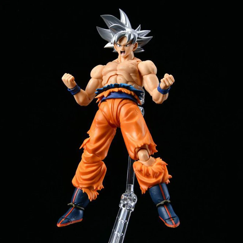 45cm Dragon Ball Super Figura de duas cabeças Filho Goku Migatte No Goku'i  Figura de