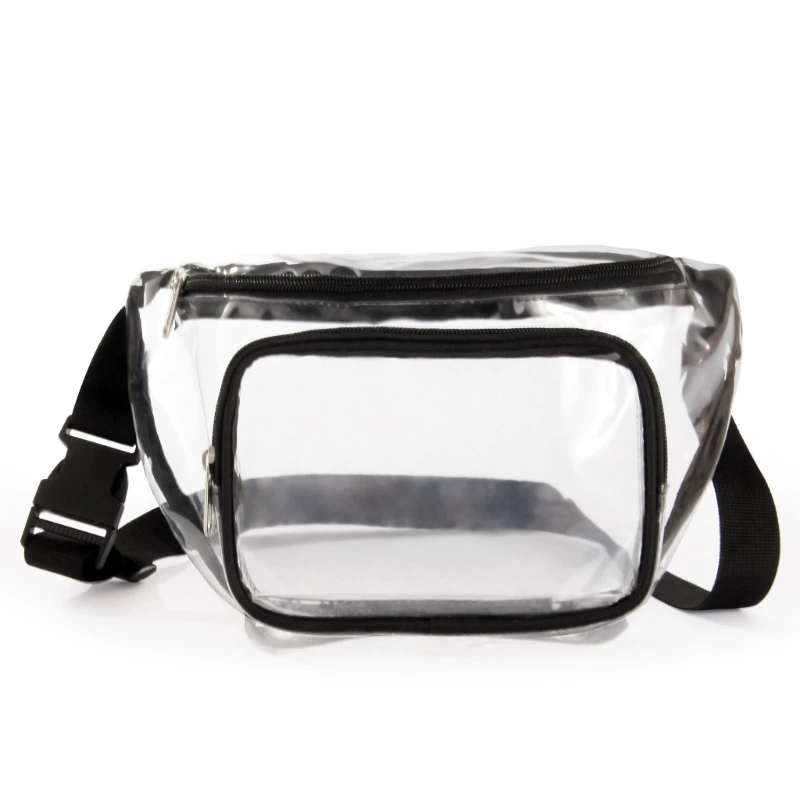 

Fanny Pack for Women Fashion Clear Waist Bag Travel Shoulder Bag Chest E74B