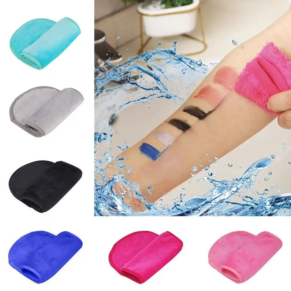 Description Picture 2 of itemSoft Plush Puff Makeup Remover Towel Face Cleaner Makeup Tool Beauty Essentials Cosmetic Tools Cleansing Cloth Pads