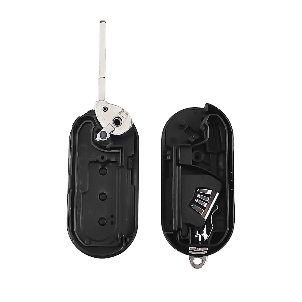 KEYYOU Remote Car key Case For Fiat 500 Panda Punto Bravo Ducato for Citroen Jumper Nemo Fit Peugeot Boxer Bipper 2008-2015 key case car key shell car remote key car key key shell
