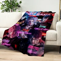 Flannel warm comfort soft plush blanket Zayne for sofa art living Deepspace room office Caleb Sylus bedroom Love travel and gift 1