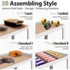 House Z-Beam White Heavy Duty Garage Storage Shelving Adjustable 5-Tier Metal Shelves Laminated Shelf Industrial Utility 3