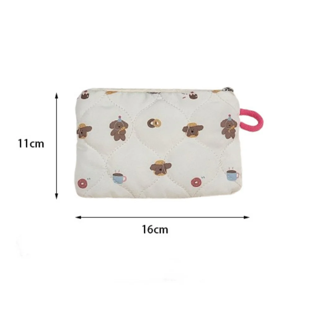 Portable Storage Bag Purse Women Mini Makeup Handbags Cute Cartoon Small Travel Cosmetic Lipstick Earphone Bag Card Wallet Pouch