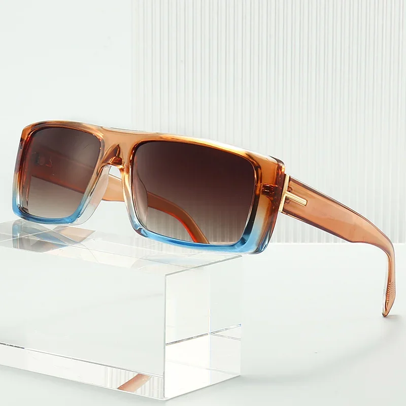 

New Sports Sunglasses for Men Women Brand Designer Square VintageT Word Decorative Glasses for Driving Night Vision Sunglasses