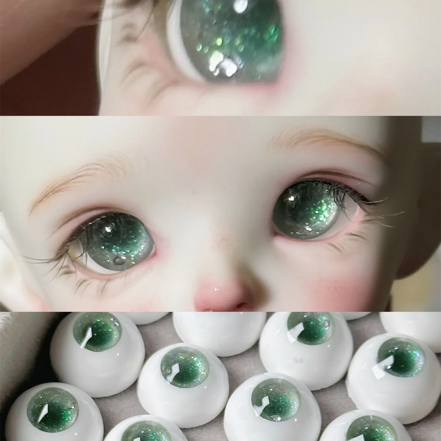 YESTARY BJD Eyes For Toys Dolls Accessories 10/12/14/16/20MM Eye Toy Gypsum  Resin