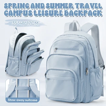 School Backpack for Teenage Girls Boys, College Daypack Bookbag, Work Laptop Backpack for Women, Lightweight Casual Day Backpack 1