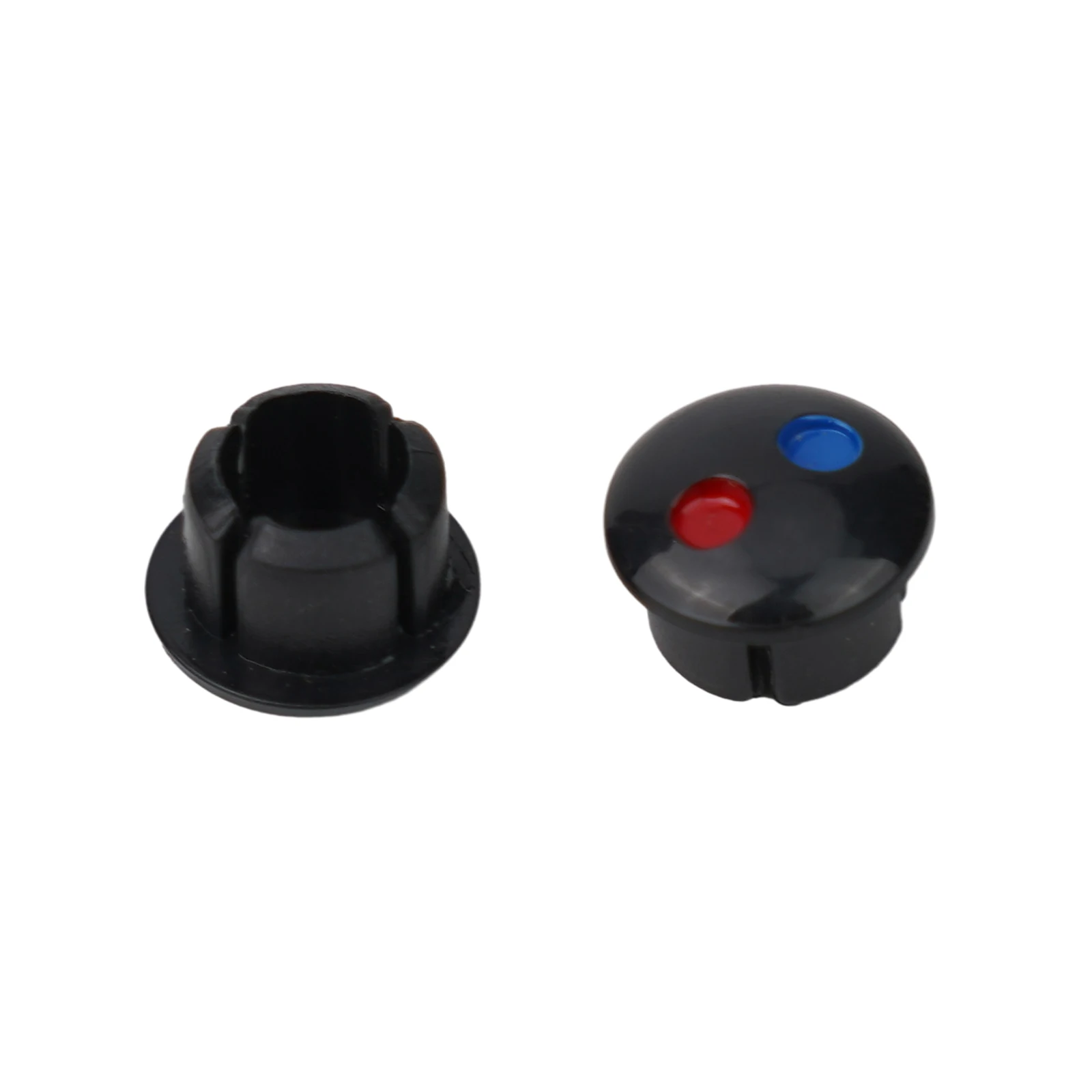 Plastic Faucet Sign Hot Cold Water Sign For Holes Diameter 6.7mm Mixer Tap Indicate Red And Blue Label Tap Handle Water