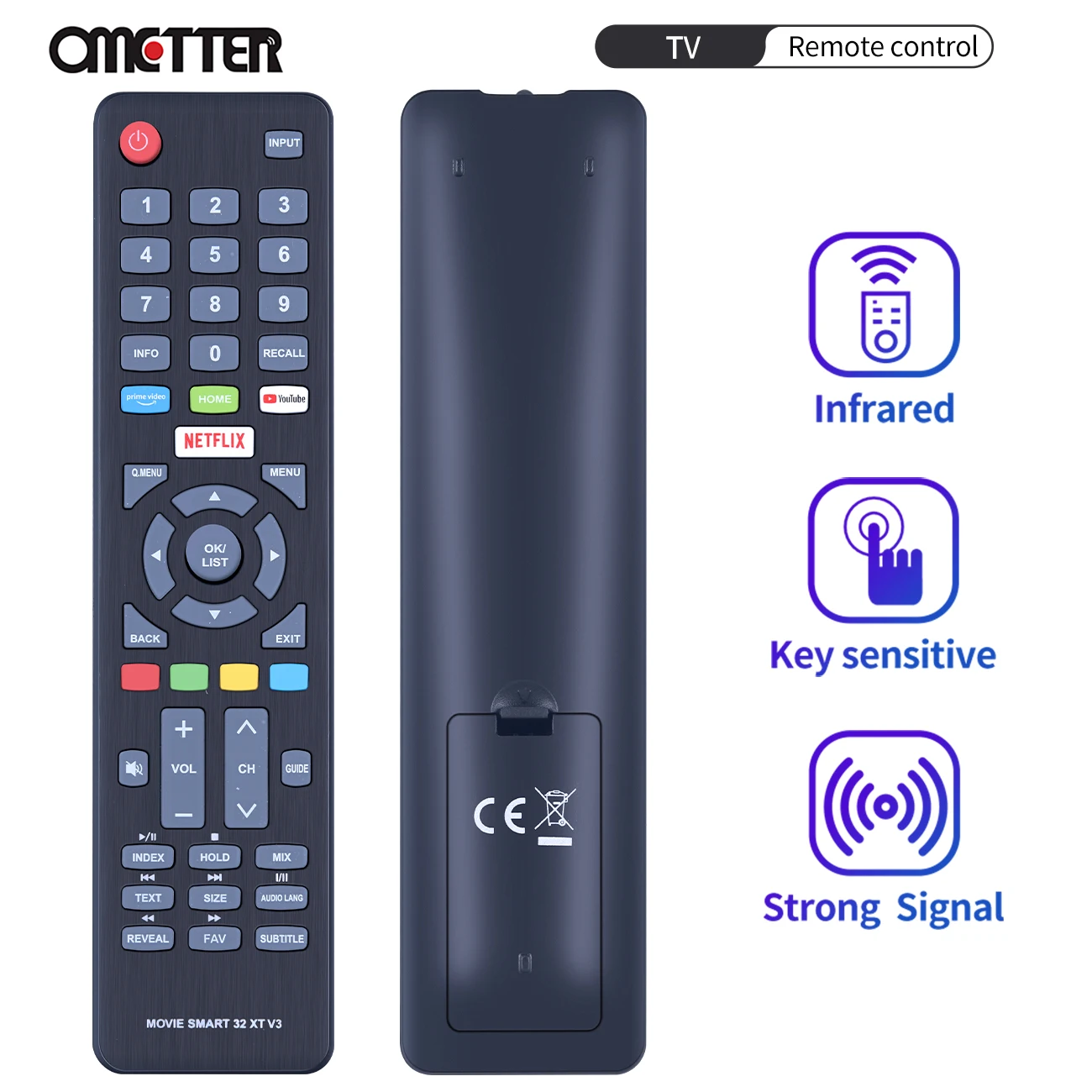 New for DYON MOVIE SMART 32XT V3 HYUNDAI KONKA TV Remote Control