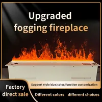 3D Smart Steam Atomized Fireplace With Colorful Flame TV stand Decorative Mist Intelligent Electric Water Vapor Fireplace 2