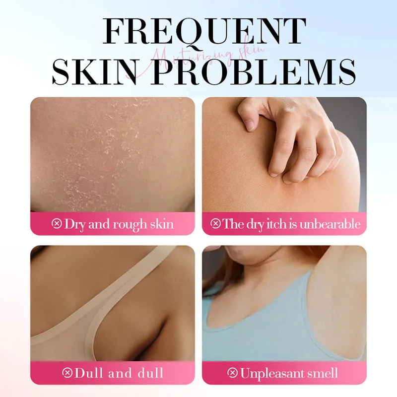 SADOER Sakura Fragrance Body Lotion Moisturizing Hydrating Whitening Body Glitter Cream Neck Hand Arm Leg Skin Care Products