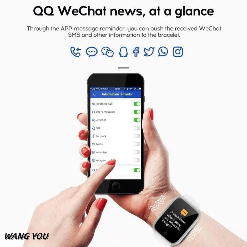 Real Step Count Fashion Smart Sports Watch Fitness Tracker Android IOS Smart Bracelet smart watch,fitness tracker bracelet