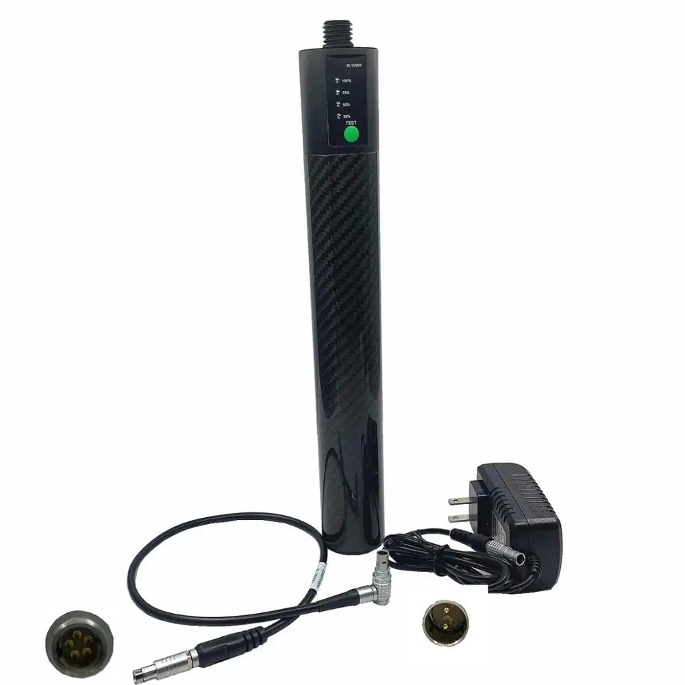 GPS Pole Battery for Topcon Leica South Hi-target Trimble V30 V50 F61 G66 GNSS RTK GPS Power External Pole 12V 10000mAh