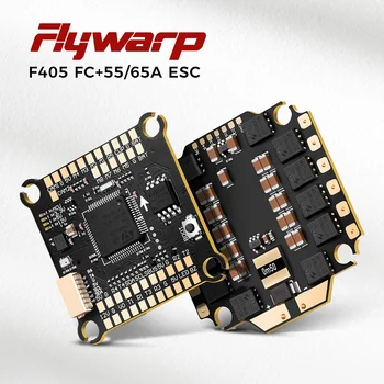 FlyWarp F4 FC F405 F7 FC F722 Flight Controller 55A/65A 4in1 ESC 4-8S Stack ICM42688 30.5X30.5mm for FPV Drones rc airplane 1