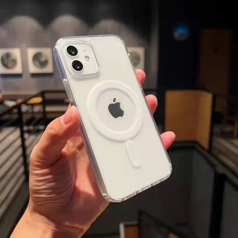 Enhanced Magnetic Wireless Charging Transparent Case