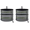 2X 2-Layers Herb Drying Rack,Food Dryer,Mesh Drying Rack,Mesh Net Dryer,Net Dryer, Drying Rack Hanging,Collapsible 3