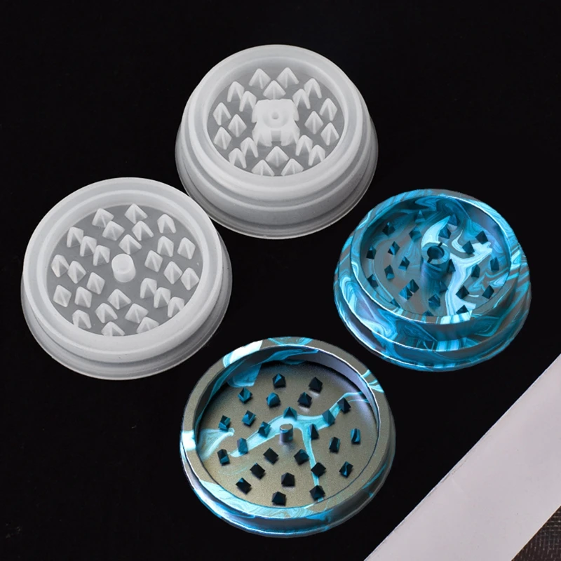 DIY Ashtray Grinder Epoxy Silicone Casting Mold for Children Handmade