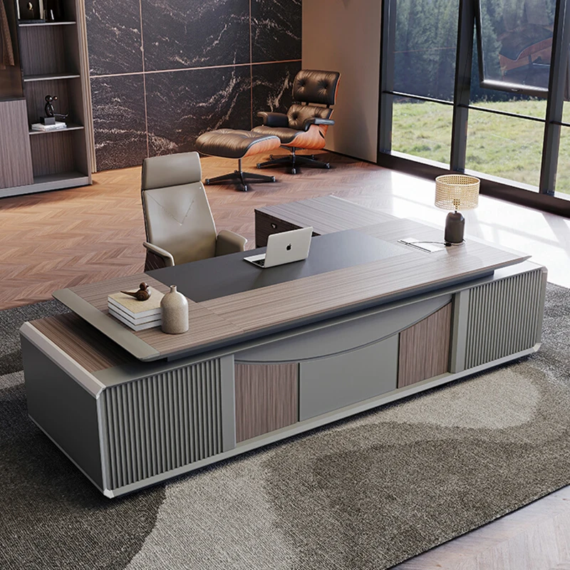 Luxury Vanity L Shaped Desk Reception Drawers Work Writing Office Desk Students Modern Escritorios De Ordenador Desk Accessories accessories reception office desk storage standing monitor computer desks writing escritorios de ordenador modern furnitures