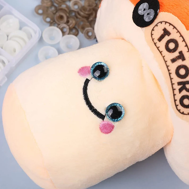 plastic safety eyes plastic safety noses KRABALL plastic safety eye and nose kit for toy plush eyeballs for doll making wool felting handmade craft accessories tools