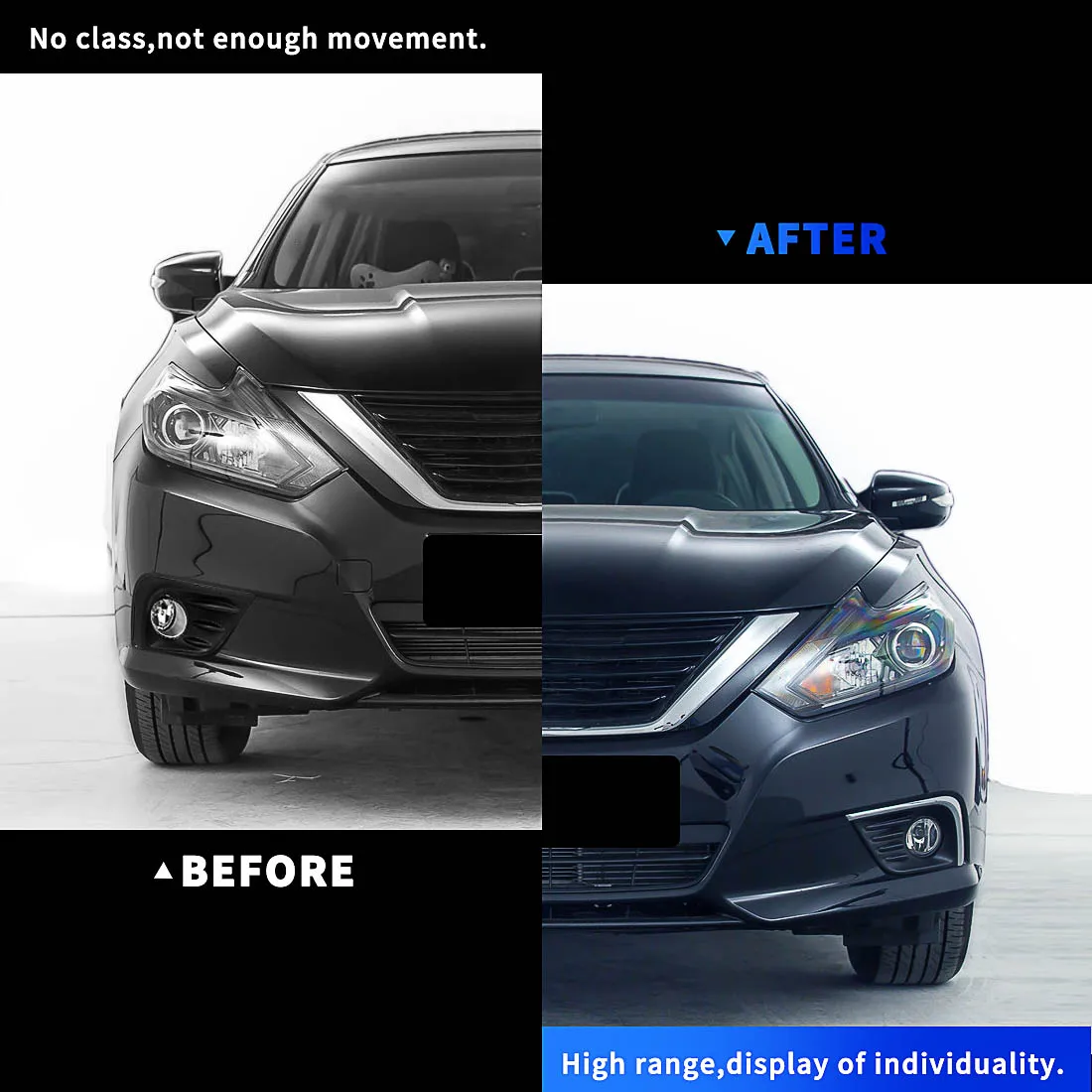 LUCE CON ESTILO: Par De Luces Antiniebla LED + DRL Para Nissan Altima 2019-2022 | Frío/Ámbar/Azul | Sello Hermético
