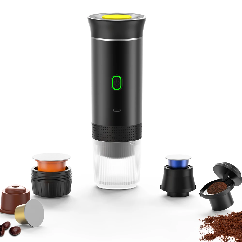 Portable capsule coffee machine American-European concentrating electric small wireless heat pump press coffee machine outdoor