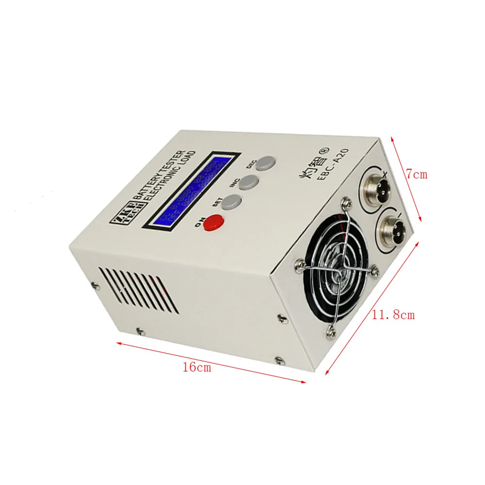 EBC-A20 배터리 용량 테스터, 리튬 납산 5A 충전 방전 테스터, 계량기, 30V 20A 85W