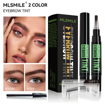 2Colors Eyelash Eyebrow Dye Tint Kit Fast Tint Brow Dye Gel Eyebrow Cream Brow Enhancers Henna Mascara Makeup Tool 1